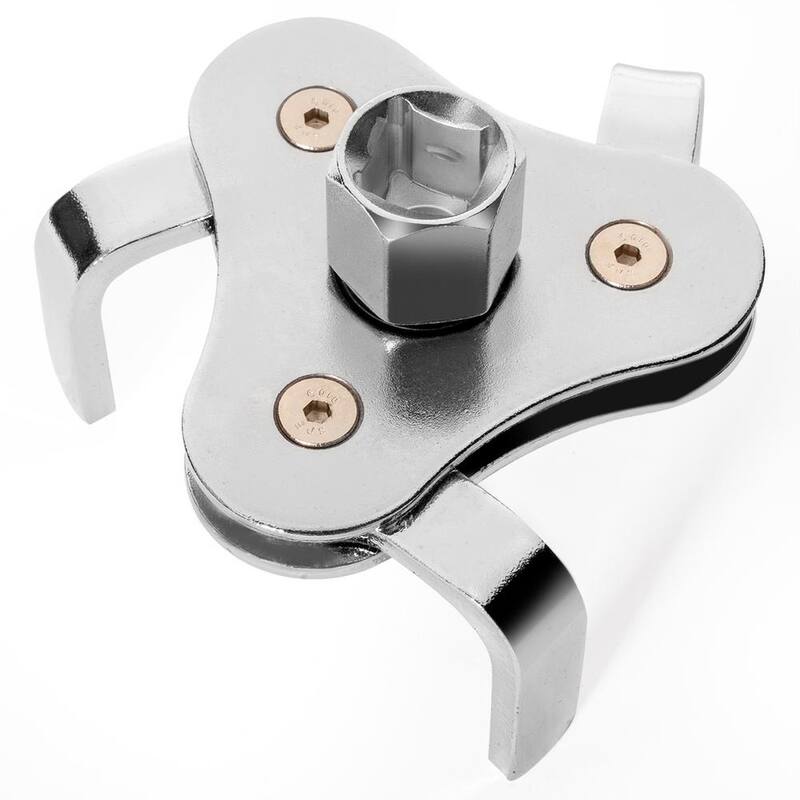 XtremepowerUS 2 Way Oil Filter Wrench Auto Adjustable Universal 3-Jaw Remover Socket - 18881-XP