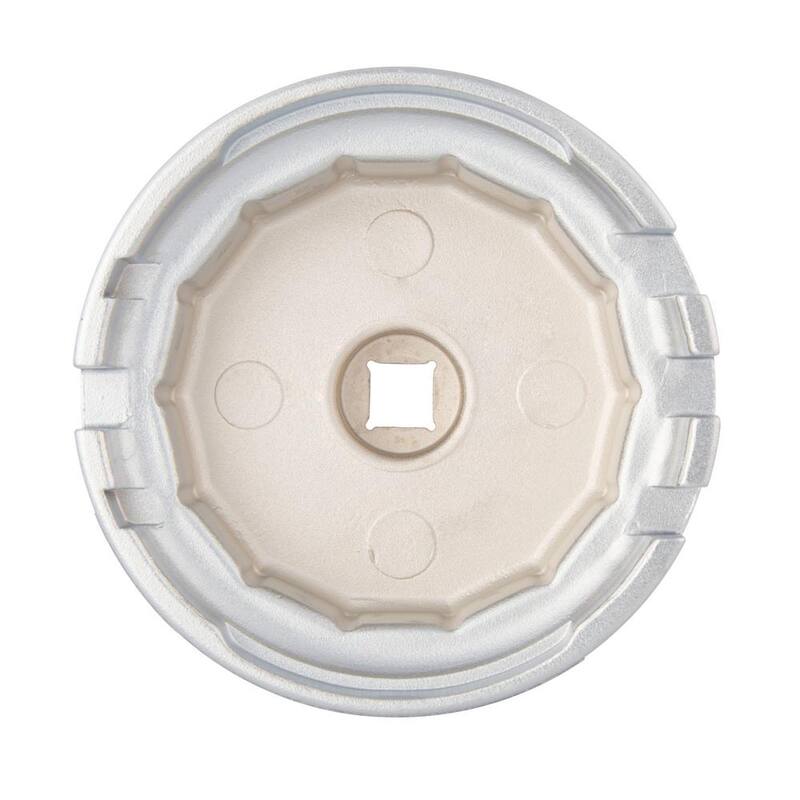 Steelman 65 mm. x 14 Flute Toyota 6 and 8-Cylinder Oil Filter Wrench Silver - 99462