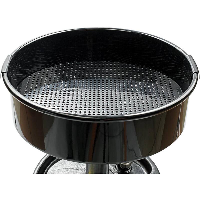 JohnDow Industries JohnDow 27-Gallon Pump Assist Polyethylene Oil Drain Pan with Molded Pockets for Tool Storage - JDI-27GFD