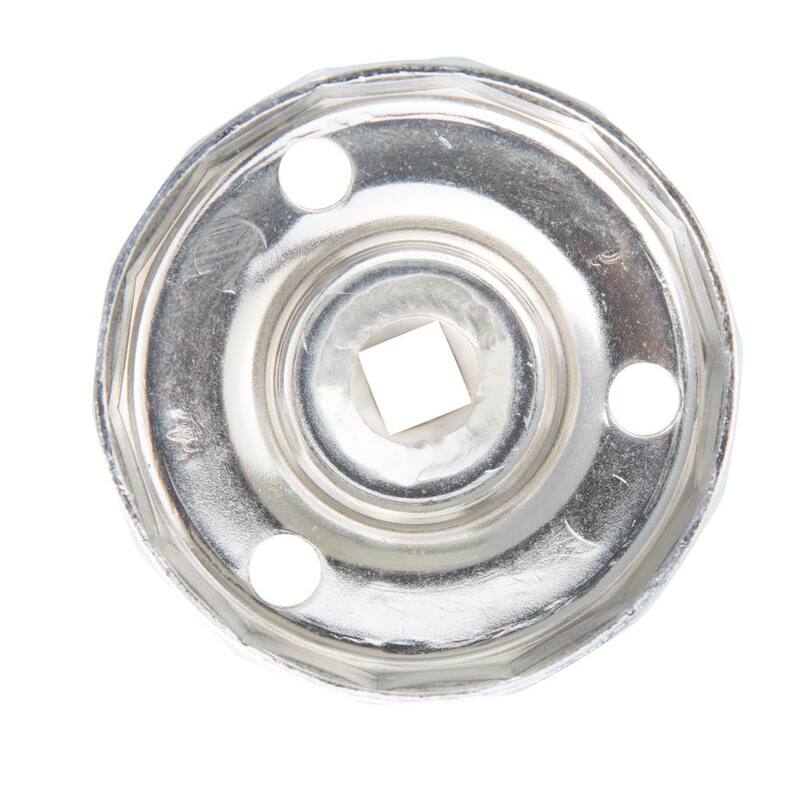 Steelman 64 mm. x 14 Flute Oil Filter Cap Wrench, Chrome - 96663