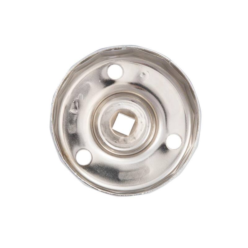 Steelman 75 mm. x 14 Flute Oil Filter Cap Wrench, Chrome - 96664
