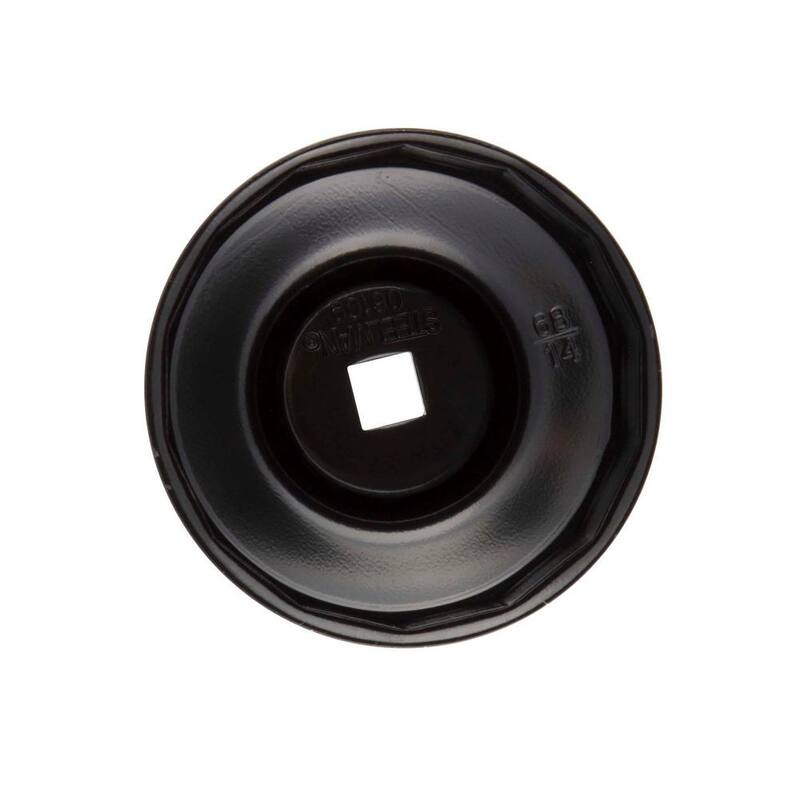 Steelman 68 mm x 14 Flute Oil Filter Cap Wrench in Black - 06109