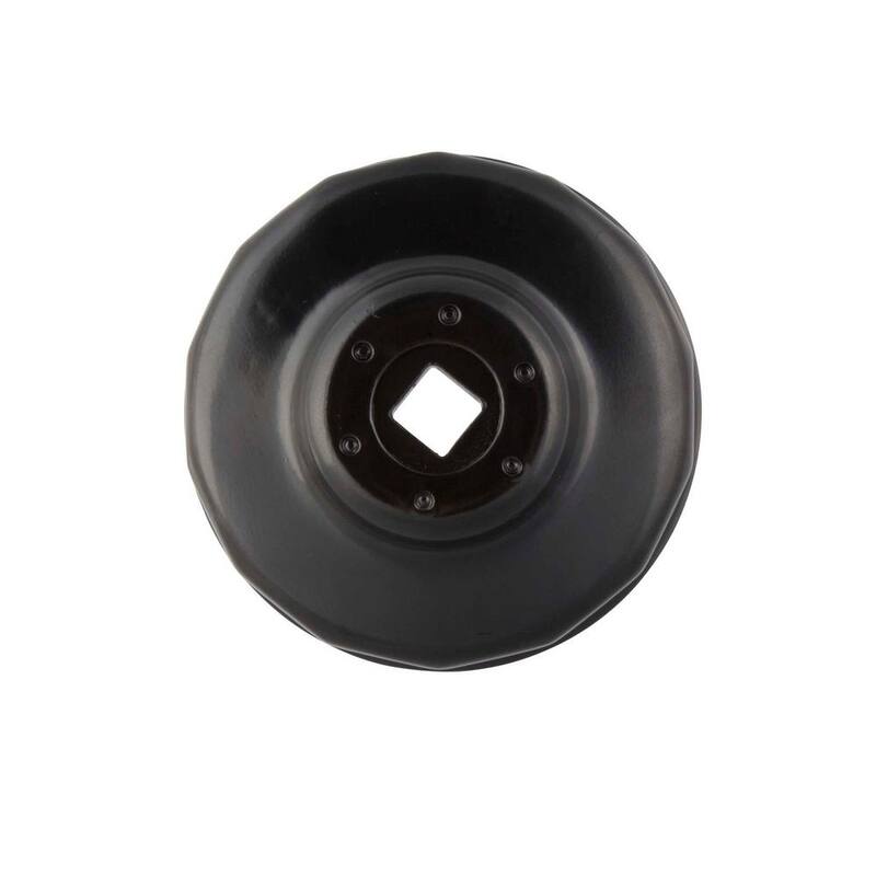 Steelman 74 mm x 14 Flute Oil Filter Cap Wrench in Black - 06139
