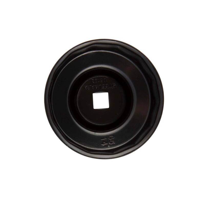 Steelman 65 mm x 14 Flute Oil Filter Cap Wrench in Black - 06123