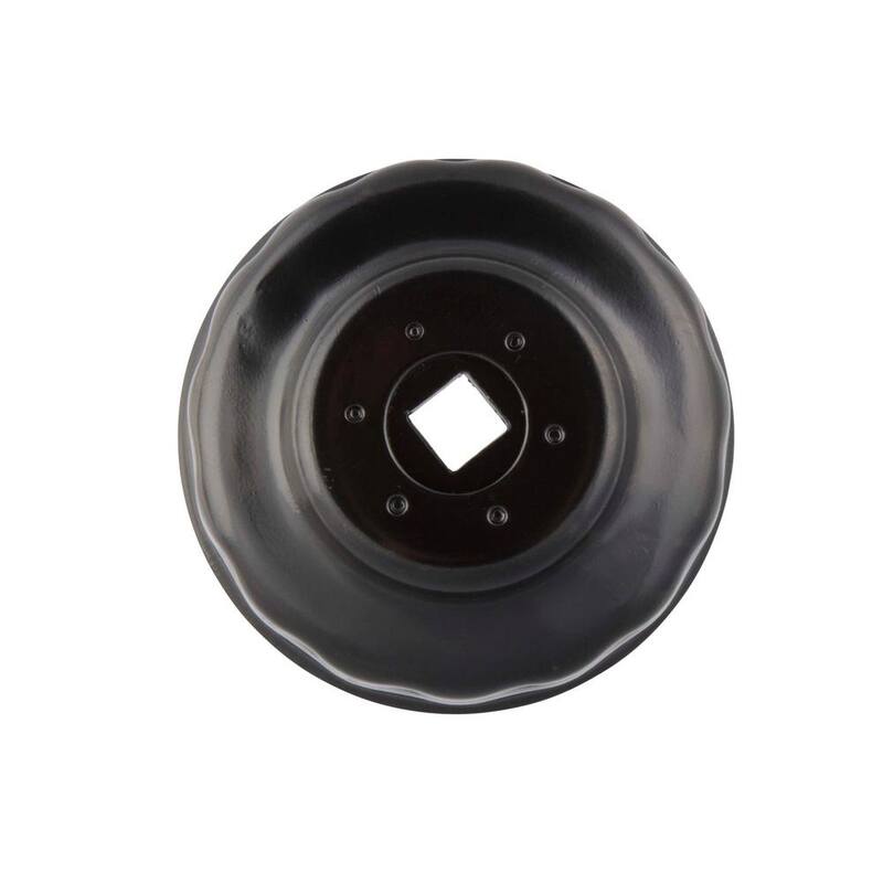 Steelman 74 mm x 15 Flute Oil Filter Cap Wrench in Black - 06117