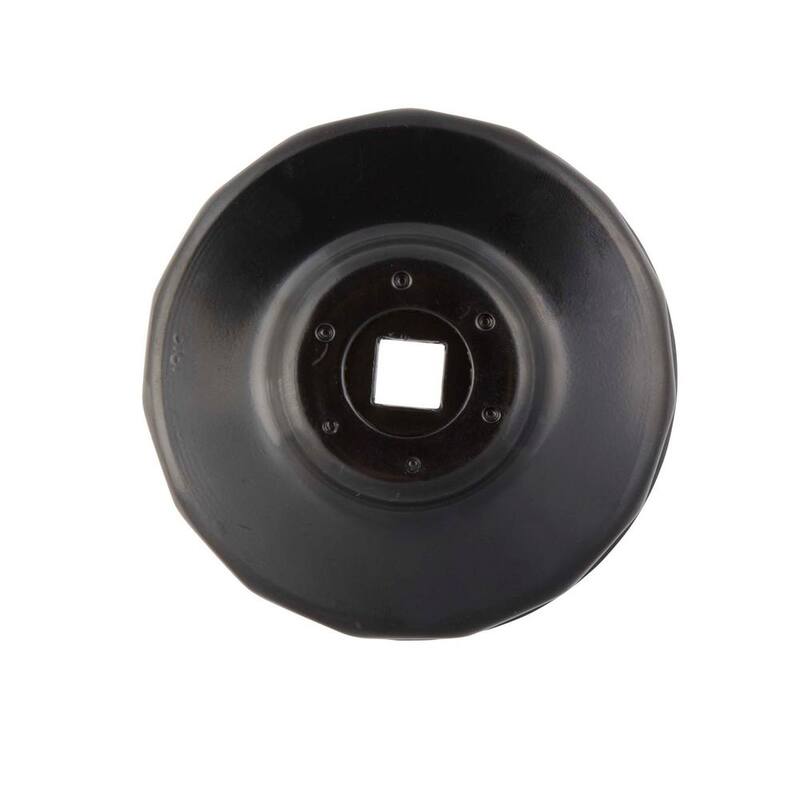Steelman 80 mm x 15 Flute Oil Filter Cap Wrench in Black - 06122