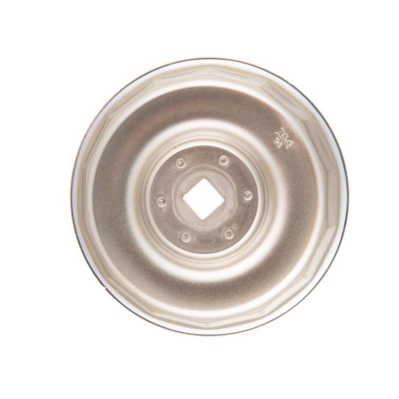 Steelman 75.6 mm x 14 Flute Oil Filter Cap Wrench in Chrome - 95989