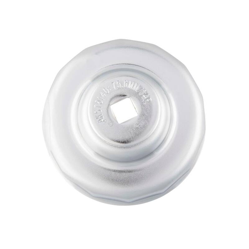 Steelman 75.6 mm x 14 Flute Oil Filter Cap Wrench in Chrome - 95989