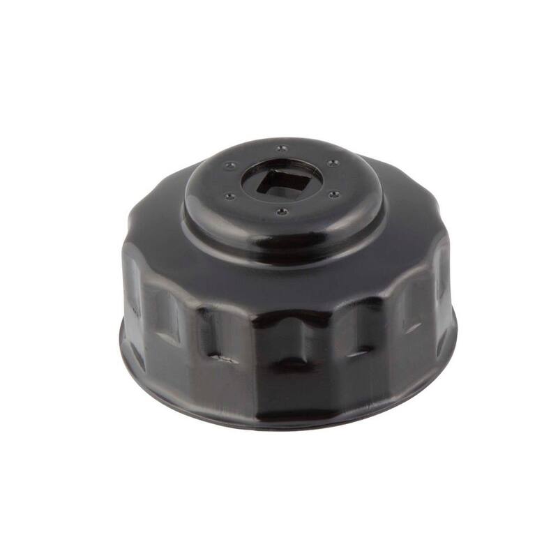 Steelman 75/77 mm x 15 Flute Oil Filter Cap Wrench in Black - 06118