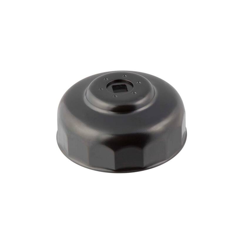 Steelman 88 mm x 15 Flute Oil Filter Cap Wrench for Hyundai in Black - 06138