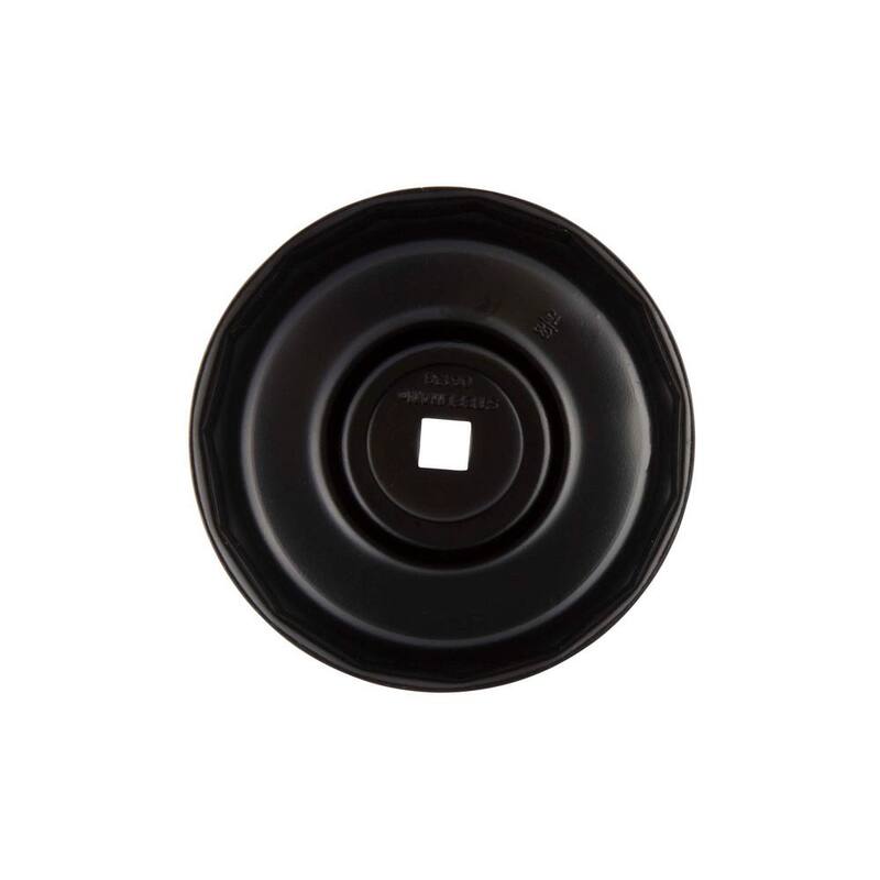 Steelman 88 mm x 15 Flute Oil Filter Cap Wrench for Hyundai in Black - 06138