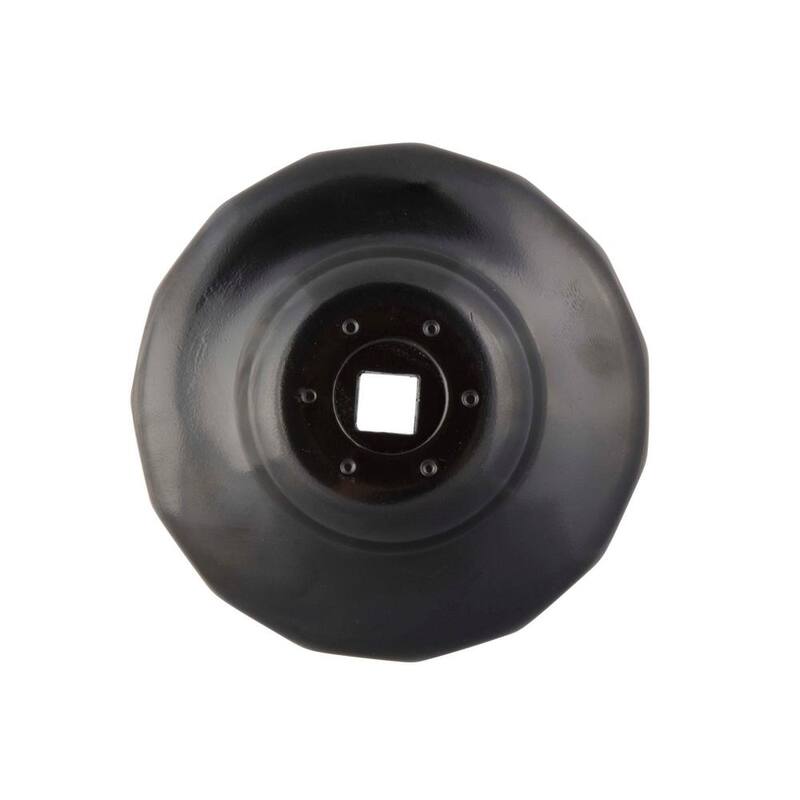 Steelman 90 mm x 15 Flute Oil Filter Cap Wrench in Black - 06128