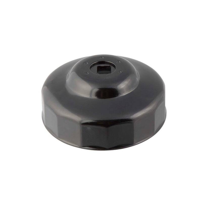 Steelman 90 mm x 15 Flute Oil Filter Cap Wrench in Black - 06128