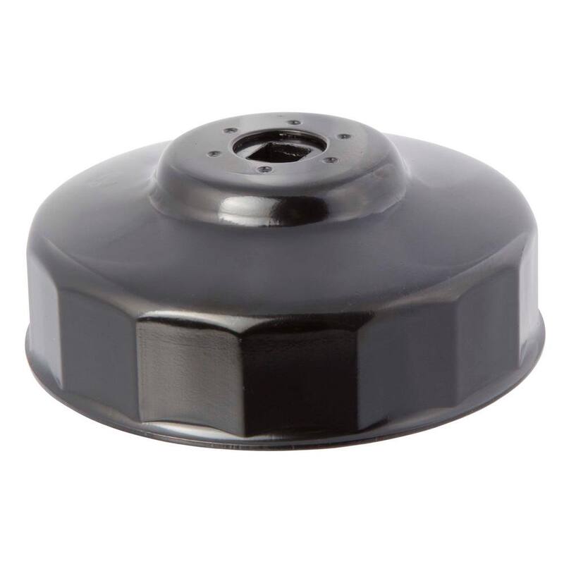 Steelman 100 mm x 15 Flute Oil Filter Cap Wrench in Black - 06102
