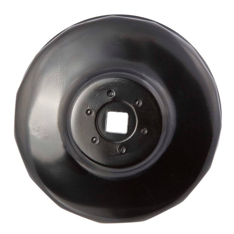 Steelman 100 mm x 15 Flute Oil Filter Cap Wrench in Black - 06102