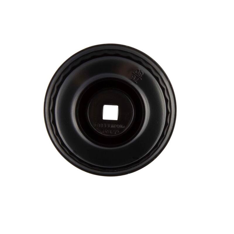 Steelman 76 mm x 30 Flute Oil Filter Cap Wrench in Black - 06127