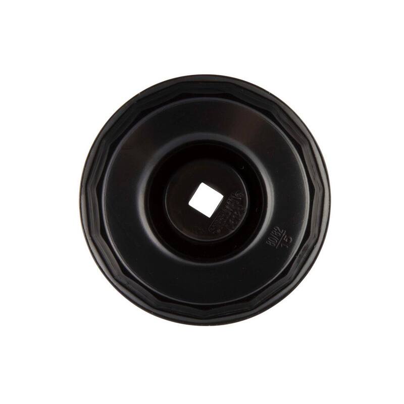 Steelman 80/82 mm x 15 Flute Oil Filter Cap Wrench in Black - 06129