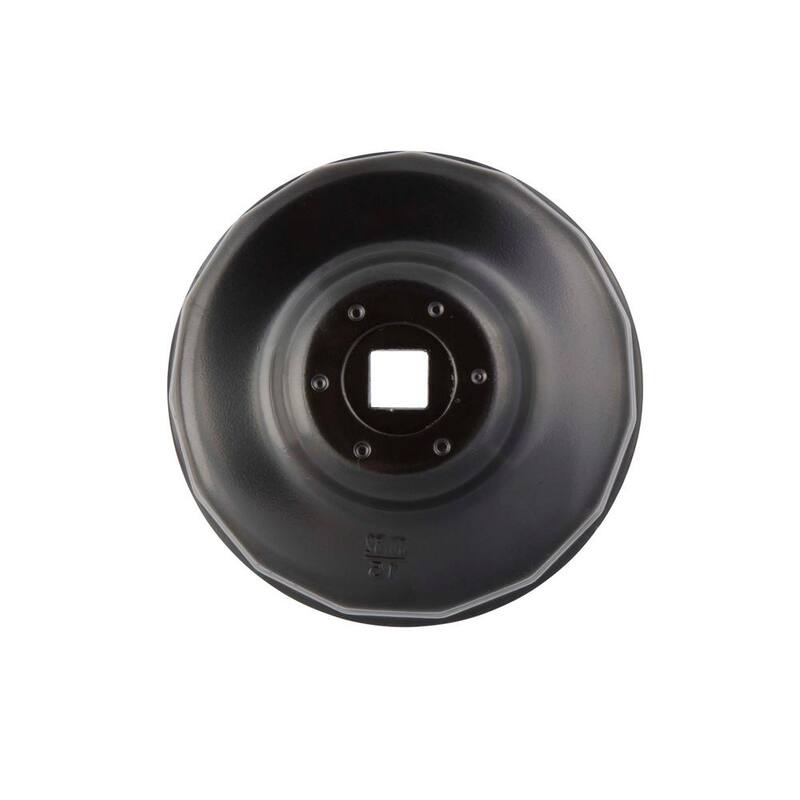Steelman 80/82 mm x 15 Flute Oil Filter Cap Wrench in Black - 06129