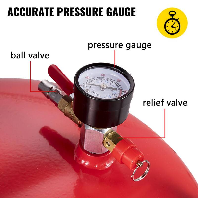 VEVOR Waste Oil Drain Tank 20 Gal. Portable Oil Drain Change Air Operated Fluid Fuel with Wheel for Easy Oil Removal - QCPJLBHDYF20UAJ6WV0