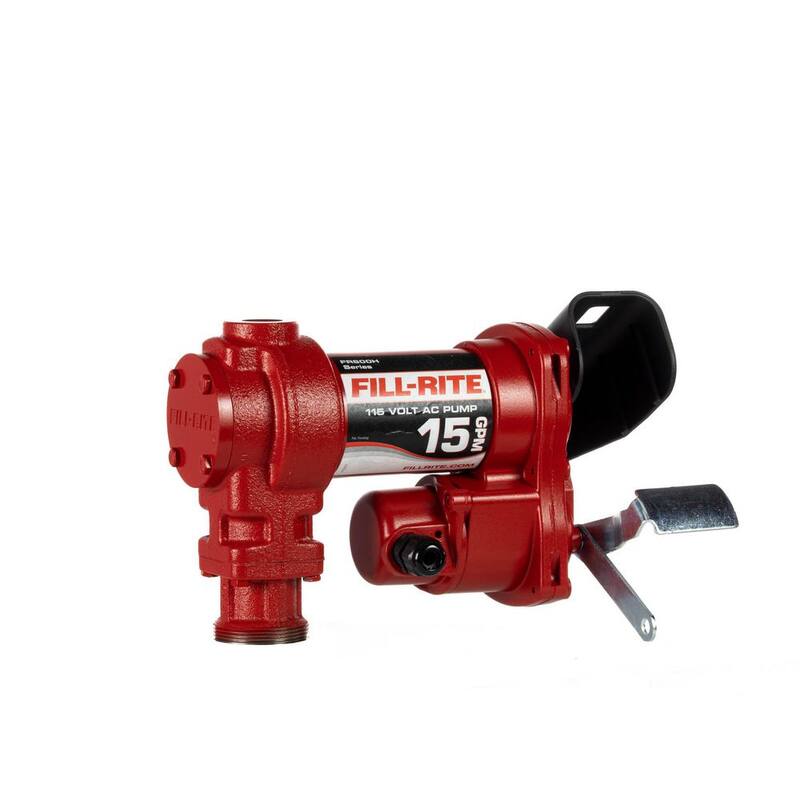FILL-RITE 115-Volt 15 GPM 1/6 HP Fuel Transfer Pump (Pump Only) - FR604H