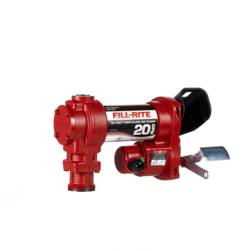 FILL-RITE 12-Volt 20 GPM 1/4 HP Fuel Transfer Pump (Pump Only) - FR4204H