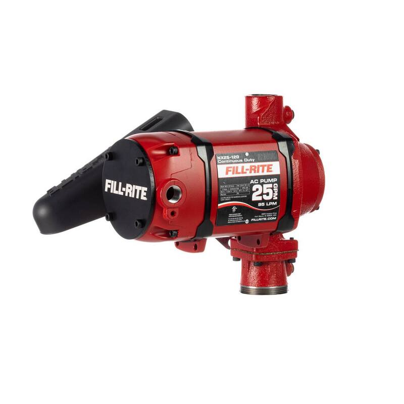 FILL-RITE 120-Volt 25 GPM 1/3 HP Continuous Duty Fuel Transfer Pump (Bung Mounted) - NX25-120NB-PX