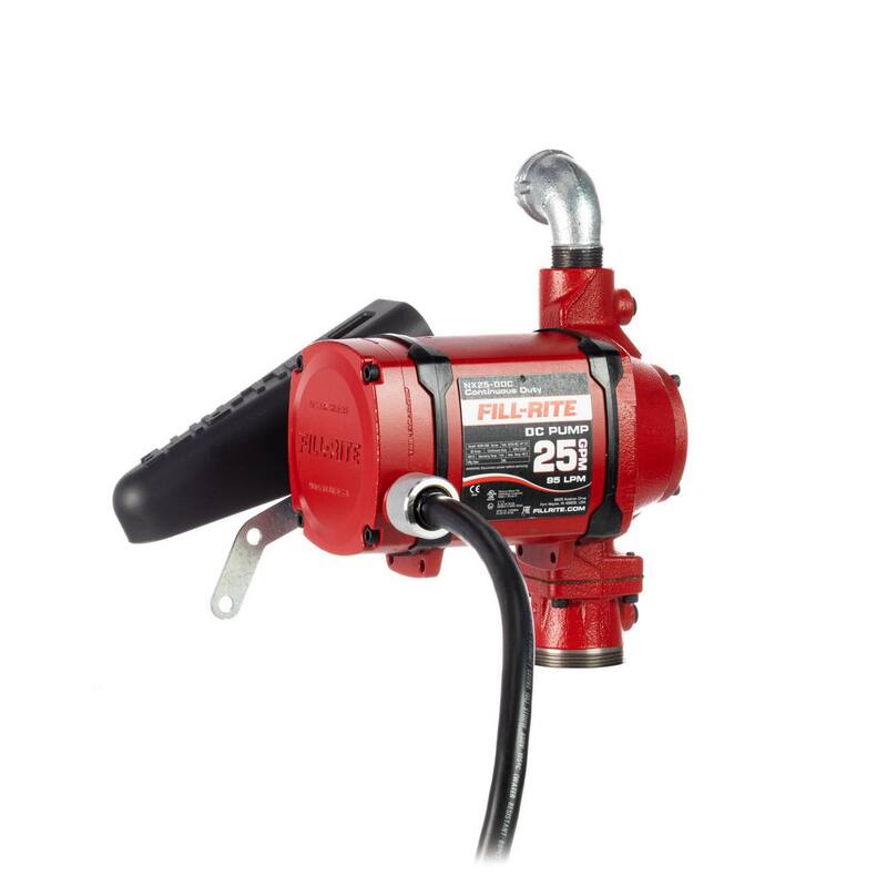FILL-RITE 12-Volt/24-Volt 25 GPM 1/3 HP Nextec Fuel Transfer Pump (Pump Only w/Bung Mount) - NX25-DDCNB-PX