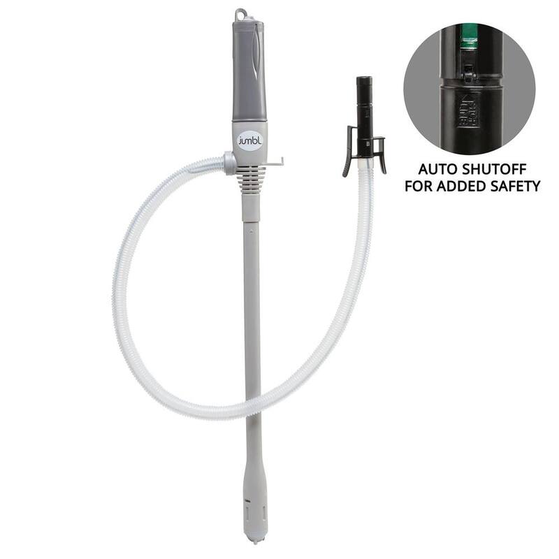 Unbranded 294.4 fl. oz. Automatic Battery Powered Fuel Transfer Pump with Auto-Stop, Portable Siphons - JUBTPASO1