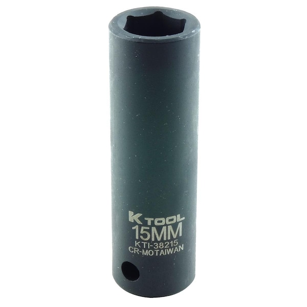 K-Tool International 1/2" Drive Impact Socket black oxide - KTI-38215