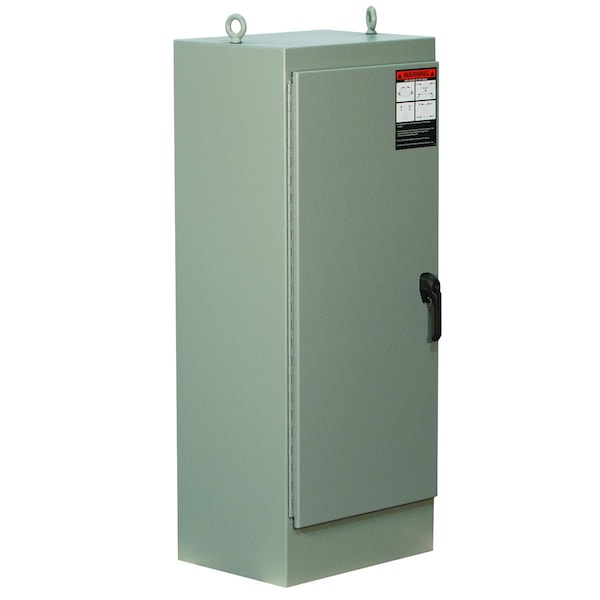 Wiegmann Carbon Steel Electrical Enclosures, 72 in H, 24 in D, 24 in W, NEMA 12, Hinged - WA722424FS
