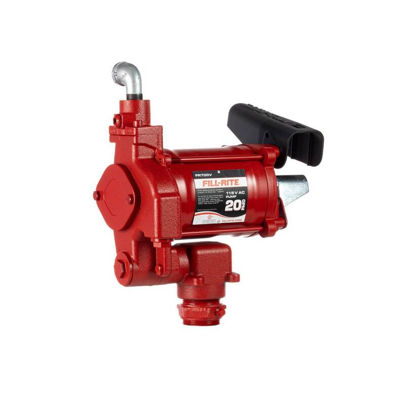 FILL-RITE 115-Volt 1/3 HP 20 GPM Fuel Transfer Pump With No Accessories (Pump Only) - FR700VN