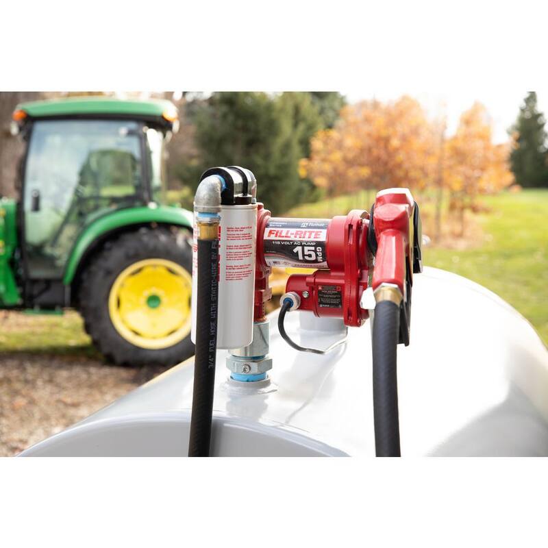 FILL-RITE 115-Volt 15 GPM 1/6 HP Fuel Transfer Pump (Auto Nozzle Package) - FR610HA