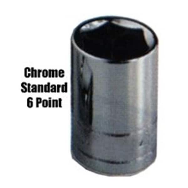 K-Tool International K Tool International KTI28122 Socket 22mm 0.5 Inch Drive Standard 6 Point - KTI28122