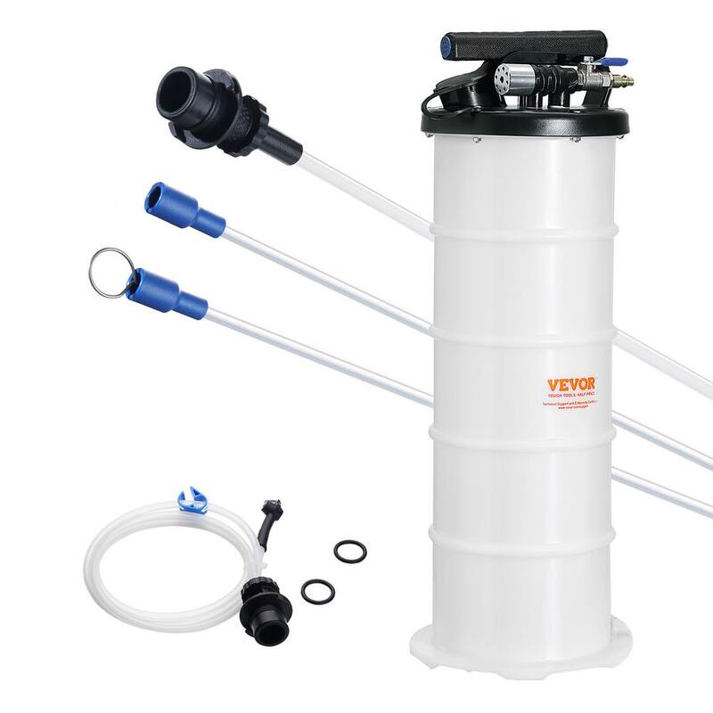 VEVOR Fluid Extractor, 1.74 gal. (6.5 Liters), Pneumatic Oil Changer Vacuum Fluid Extractor with Dipstick and Suction Hose - SDCYQ7LQD20083X6NV0-802