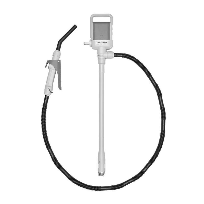 DEWAY Automatic Fuel Transfer Pump W/Plastic Hose and Nozzle for Flow Control and Stop, Fits All Cans - WAYPUMP17