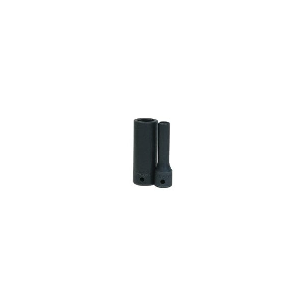 Williams Metric Impact Socket, 1/2in. Drive, Type: Deep Socket, Style: 6-Point, Size: 24mm, Lngth: 3-1/2in. - JHW37724