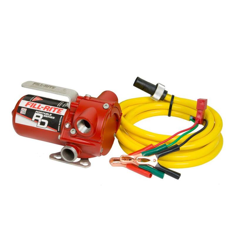 FILL-RITE 12-Volt 8 GPM 1/6 HP Portable Fuel Transfer Pump (Pump Only) - RD812NN
