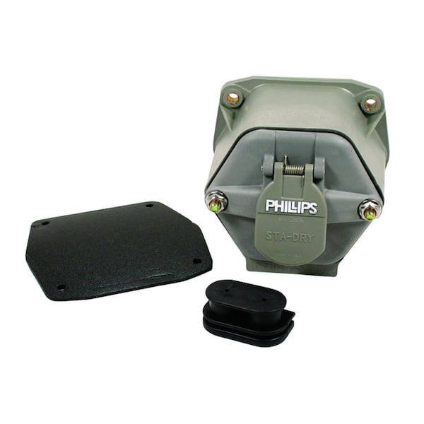 Phillips Socketbreaker, Sta-Dry, 28 Pin, 3-1/2 Deep Single Nose Box, Split Pins, Stainless Hinge Pin And - 16-7709-28