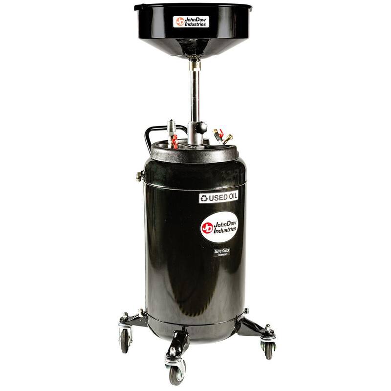 JohnDow Industries 25 Gal. Self-Evacuating Oil Drain - JDI-25HDC
