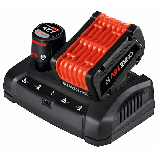 Bosch Battery Charger, Li-Ion, 2 Ports - GAX1218V-30