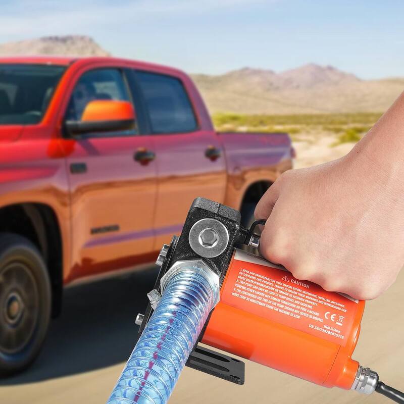 VEVOR Fuel Transfer Pump 5.3 GPM 1/10 HP Portable Electric Diesel Transfer Pump for Gasoline Diesel Kerosene Methanol Blends - FBBMG37GPM11Y1A3HV9