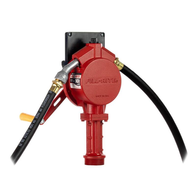 FILL-RITE Rotary Fuel Transfer Hand Pump with Standard Accessories and Counter - FR112C