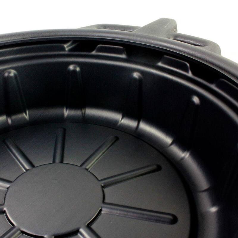 Capri Tools 4.5 Gal. Black Portable Antifreeze and Oil Drain Pan - CP21021W