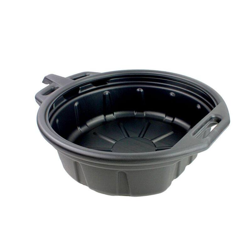 Capri Tools 4.5 Gal. Black Portable Antifreeze and Oil Drain Pan - CP21021W