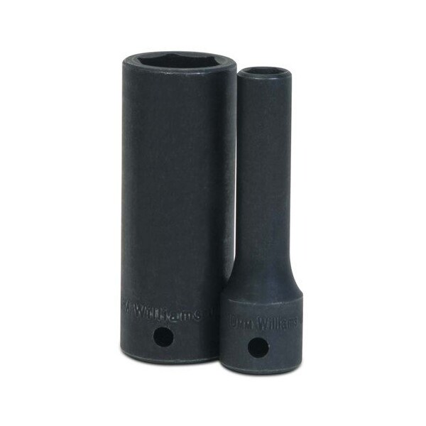 Williams Socket, 3 1/4 Inch OAL, Deep Impact, 1/2 Inch Dr, 13 MM Size - JHW14M-613