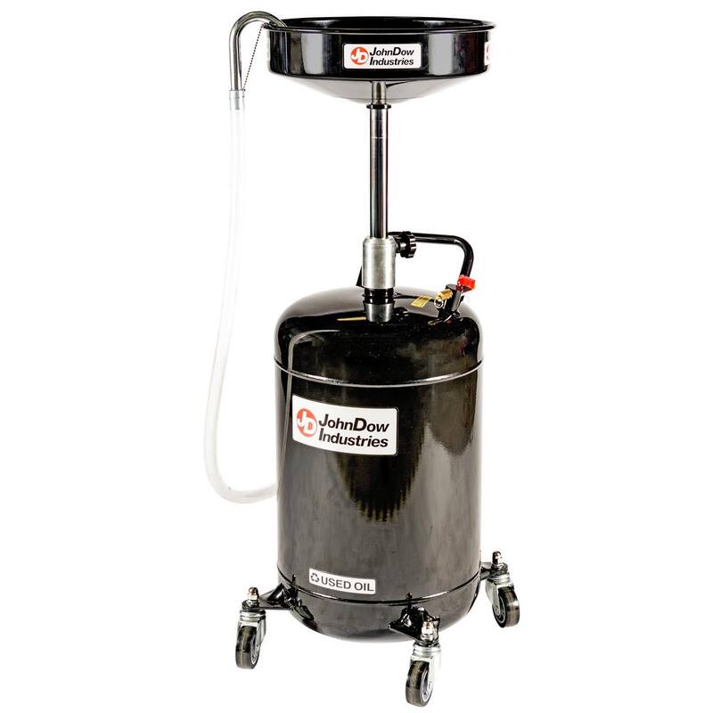 JohnDow Industries 18 Gal. Self-Evacuating Portable Oil Drain - JDI-18DC