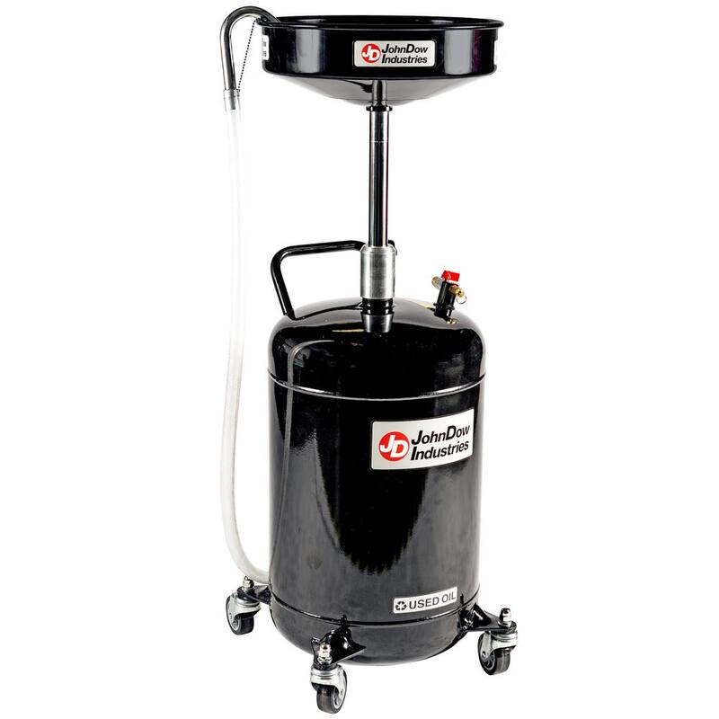 JohnDow Industries 18 Gal. Self-Evacuating Portable Oil Drain - JDI-18DC