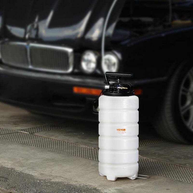 VEVOR Fluid Extractor, 1.74 gal. (6.5 Liters), Pneumatic Oil Changer Vacuum Fluid Extractor with Dipstick and Suction Hose - SDCYQ15LQD20CAED3V0-802