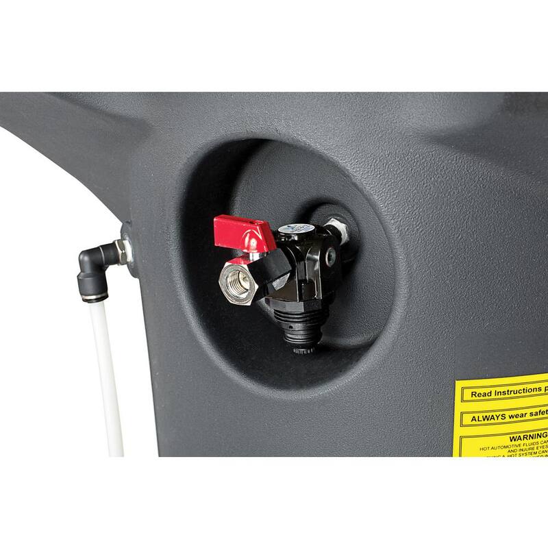 JohnDow Industries 27 Gal. Deluxe Poly Portable Oil Drain - JDI-27DC
