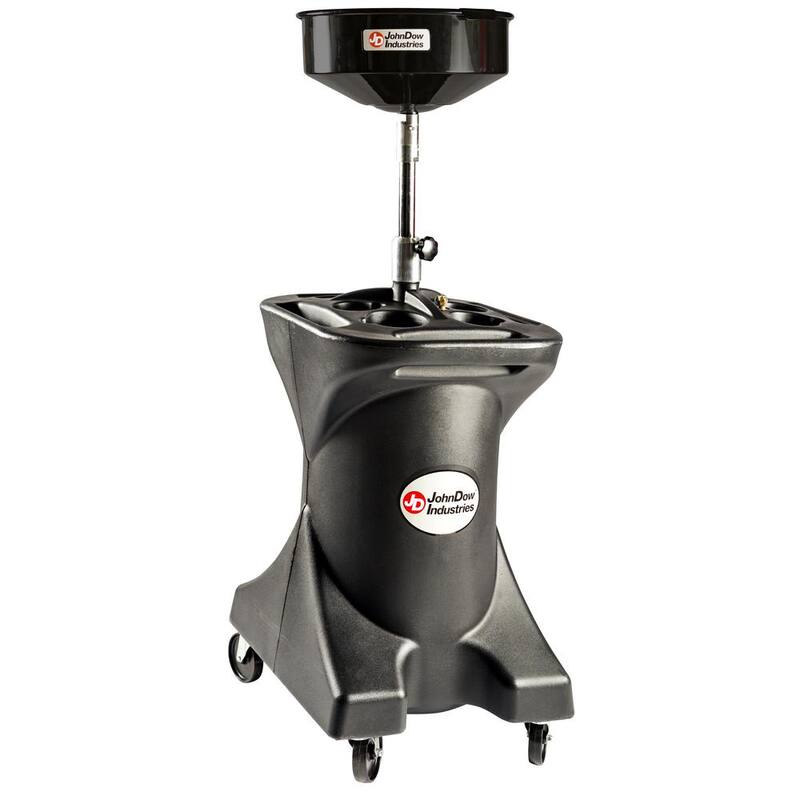 JohnDow Industries 27 Gal. Deluxe Poly Portable Oil Drain - JDI-27DC